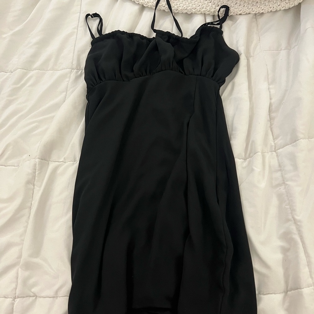 Forever 21 Black Strappy Dress